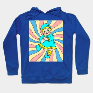 Colorful Retro Doll Hoodie